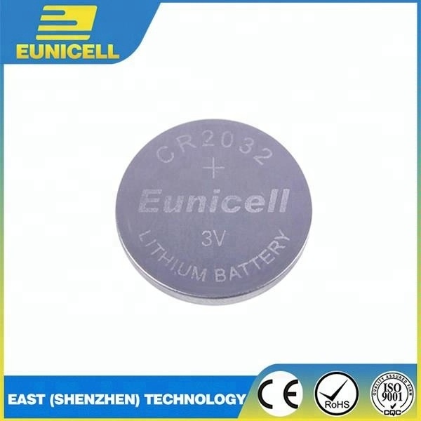 CR2032 battery lithium button cell battery CR2032 5V (Eunicell brand)