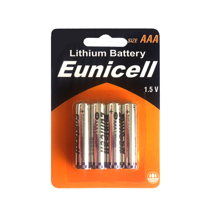 Perfect Perfomance 1100mAh 1.5V FR03 AAA Lithium Battery For Flashlights