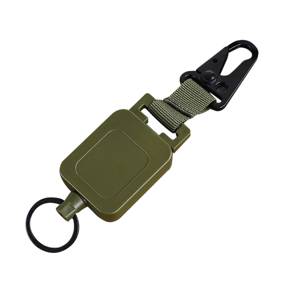 Retractable Carabiner Badge Holder with 23.6