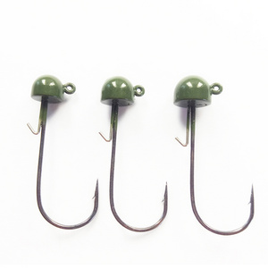 Top Tungsten Ned Offset Rig Jig head bass fishing hook jig head 08C-081(B13)