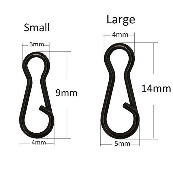 Carp Fishing Speed Link Quick Change Clip Secure Strong Swivel Snap