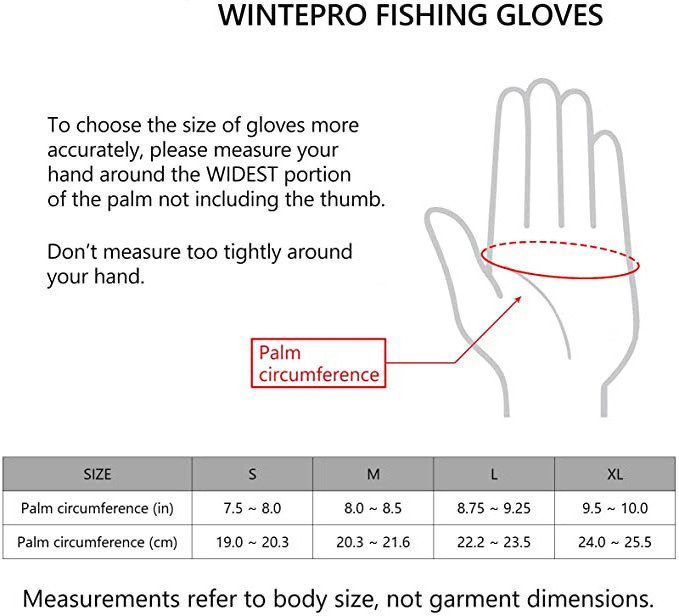 Insulated Fishing Gloves Water Repellent with Fleece Lining Cold Weather Winter Mitt for Men Women Ice Fishing Hunting (B05)