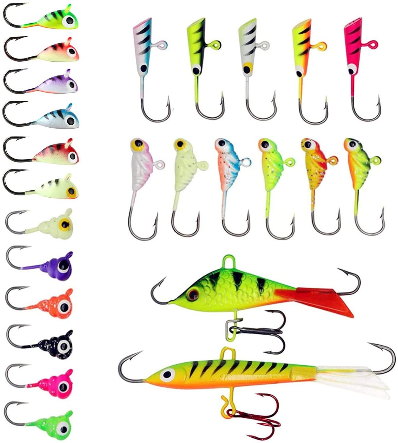 Ice Fishing Jigs Lead Jig Heads Fishing Lure Jigs Winter Metal Lures BD01 B13