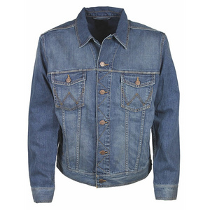 Fashion Street Wear Casual OEM Washed Blue Custom Plain Blank blue Jeans Wholesale Cotton Denim Bomber Jackets For Jacket Men