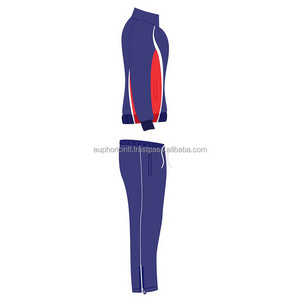 Custom Men Stripes Training Set Zipper Blank purple red white  Breathable Sweatsuit Jogging Sportswear Men Tracksuits For Men