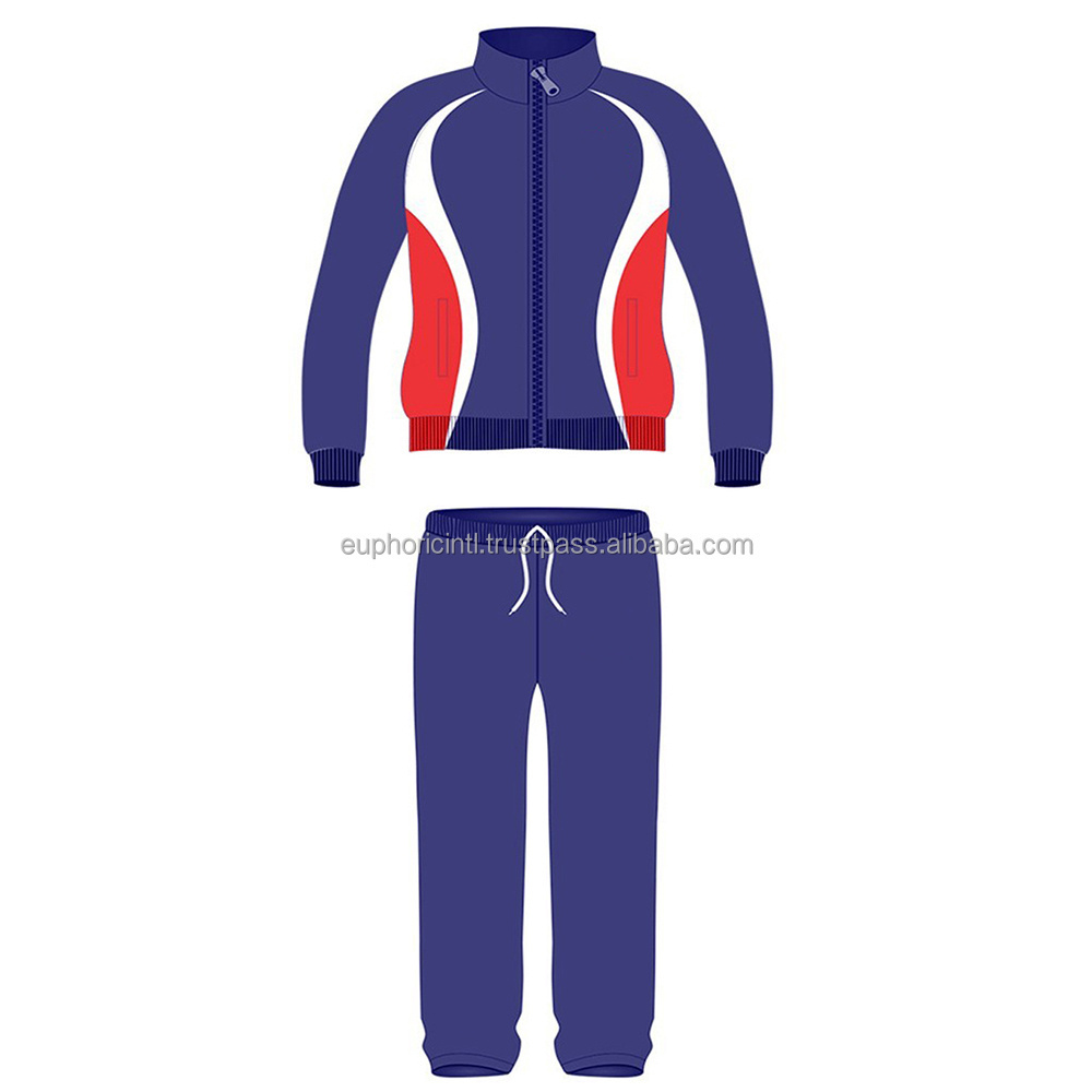 Custom Men Stripes Training Set Zipper Blank purple red white  Breathable Sweatsuit Jogging Sportswear Men Tracksuits For Men