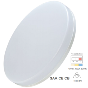 Best Sales CE 18W 24W Round ceiling light color changing led, IP54 waterproof multi color led ceiling light