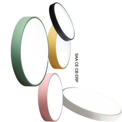 Factory Whosale TUV SAA CE 16w 24w multi color ring led ceiling light bedroom