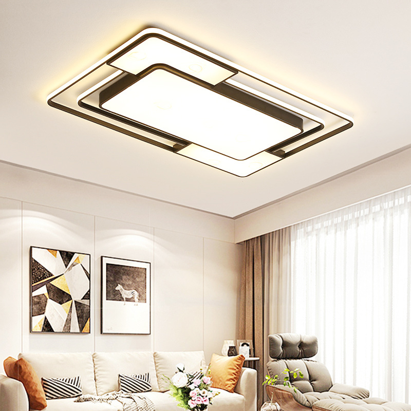 zhongshan fashion elegant led ceiling light super slim IP20 square flush mount led ceiling light for living room