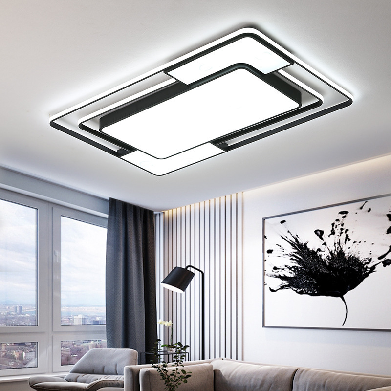 zhongshan fashion elegant led ceiling light super slim IP20 square flush mount led ceiling light for living room