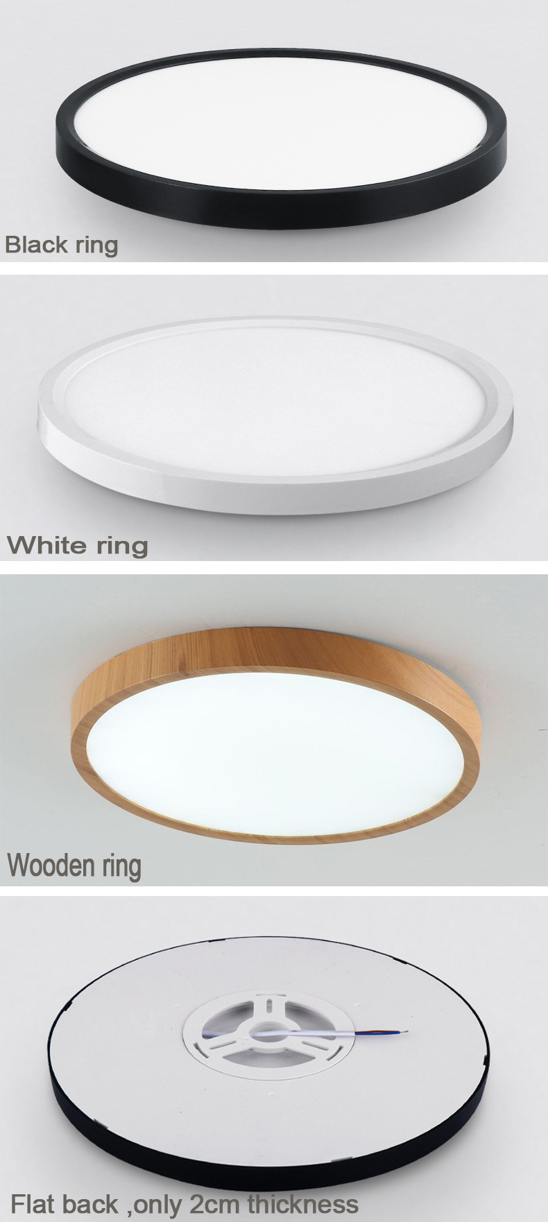 Factory CE ERP SAA CB flush mount decorative indoor European Nordic design slim LED Ceiling Light for bedroom home house