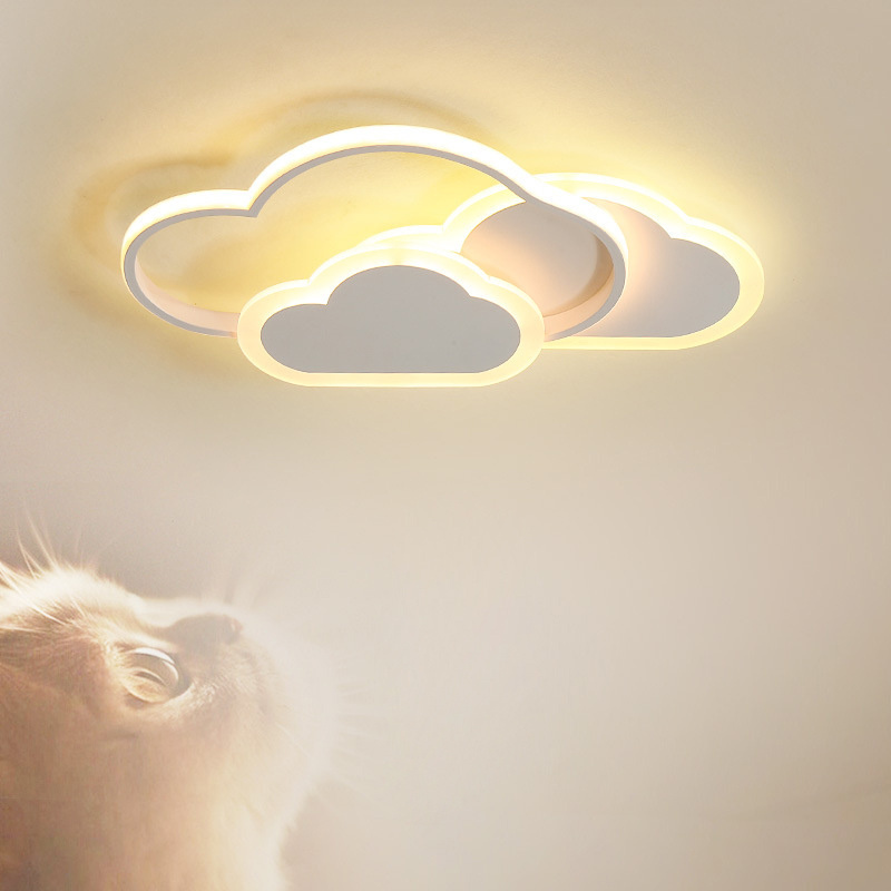 3 years warranty cloud led kids children room kitty ceiling light for bedroom