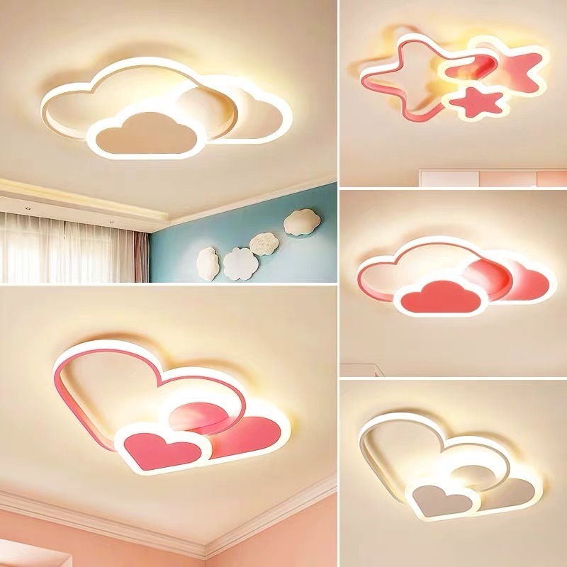 3 years warranty cloud led kids children room kitty ceiling light for bedroom