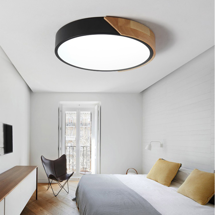 TUV SAA CB CE Indoor wood wooden ceiling light fixture for bedroom