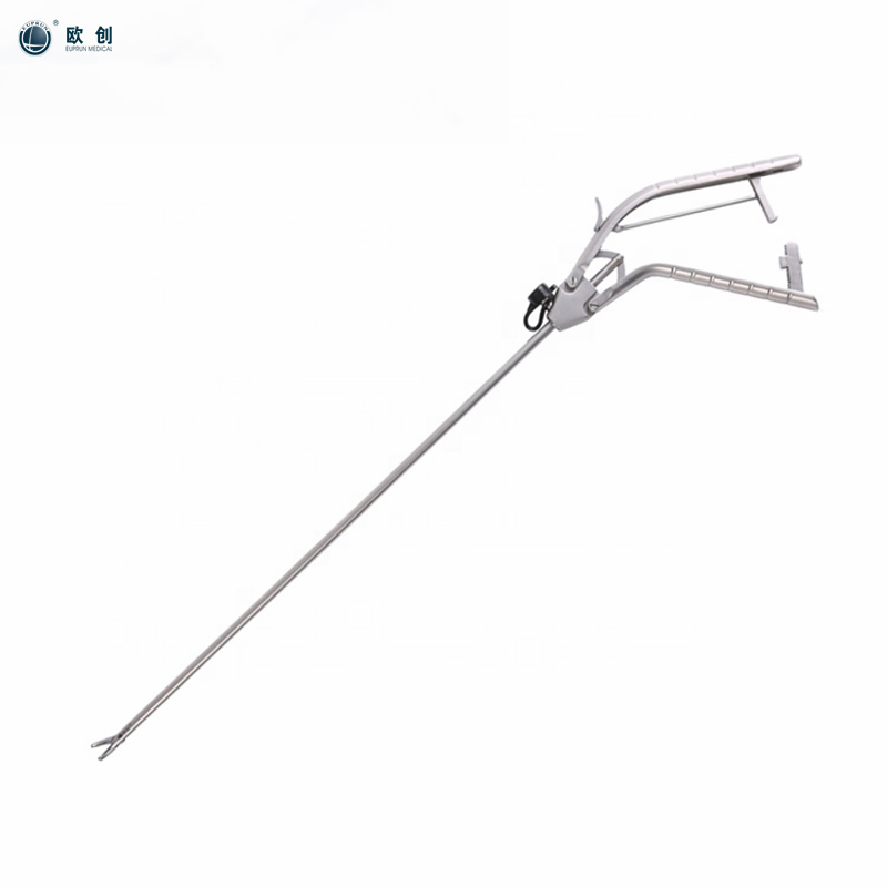 Euprun Laparoscopic needle holder V Shaped Needle Holder Forceps with High temperature resistance