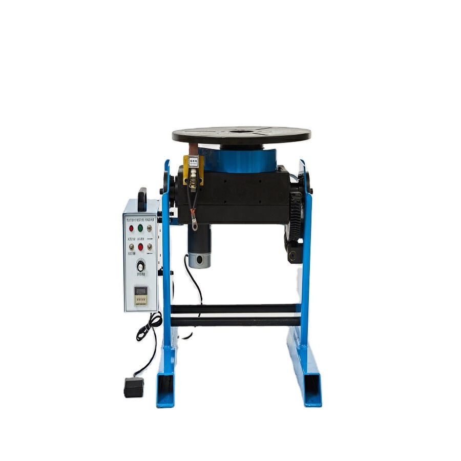 Automatic Welding Positioner with 400mm Rotating Table for Pipe/Welding Features a Durable Chuck