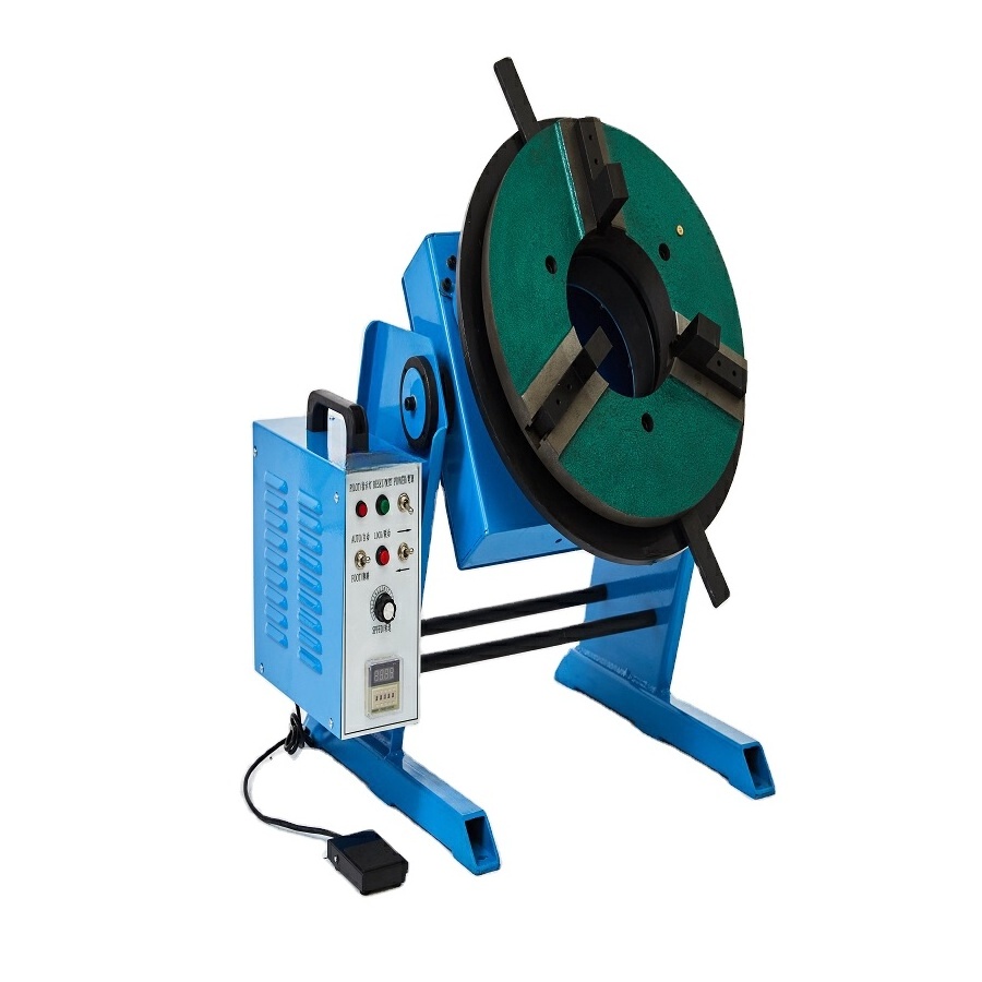 Automatic Welding Positioner with 400mm Rotating Table for Pipe/Welding Features a Durable Chuck