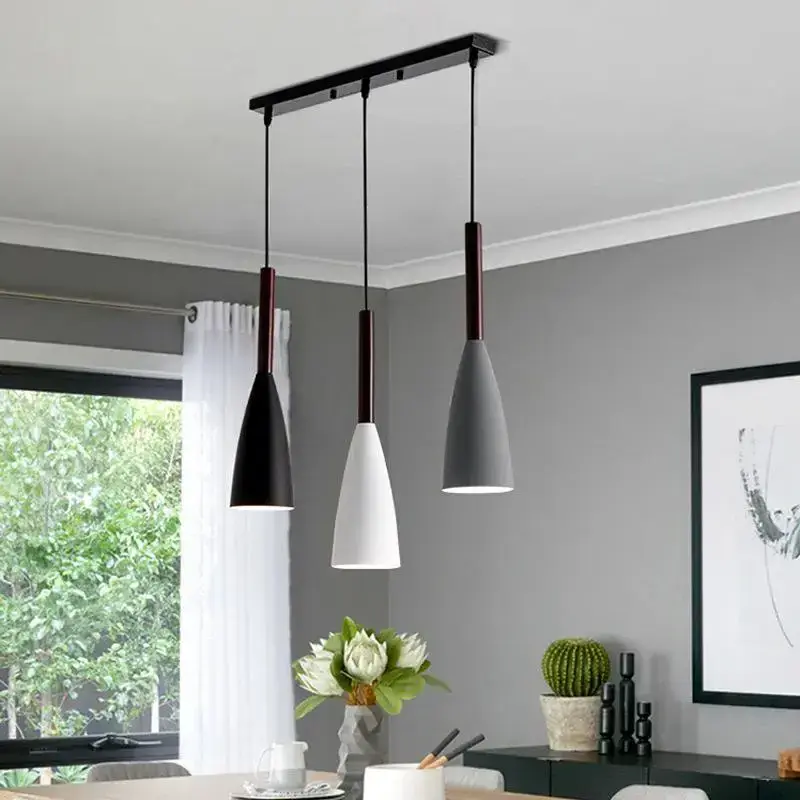 Nordic Minimalist Pendant Light Modern Hanging Lamp Dining Table Kitchen Island Lighting Fixture Dining Room