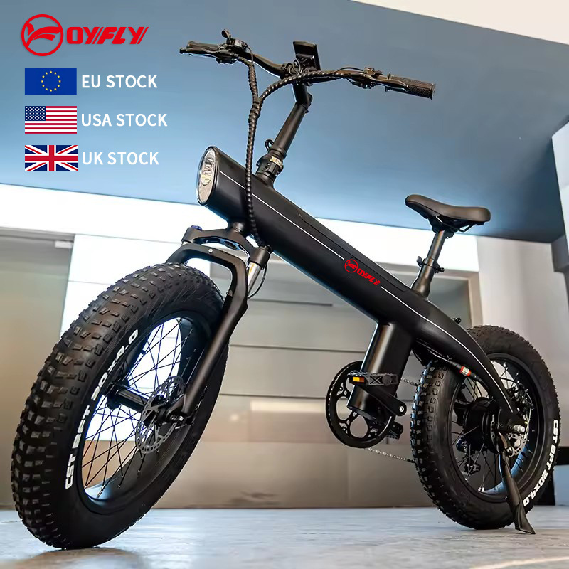 oyfiy custom US stock fat tire ebike frame carbon fiber kit 48v 3000w folding ebike electric bike mountain