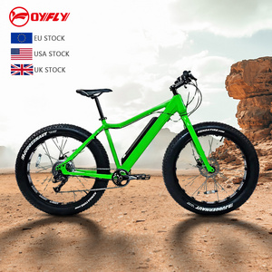 OYFLY Electric Bike 26" Dirt Bike 21-speed E- Bike Motor Fat Tire Ebike with 48V350W Medium Electronic Lithium Battery 48V 350W