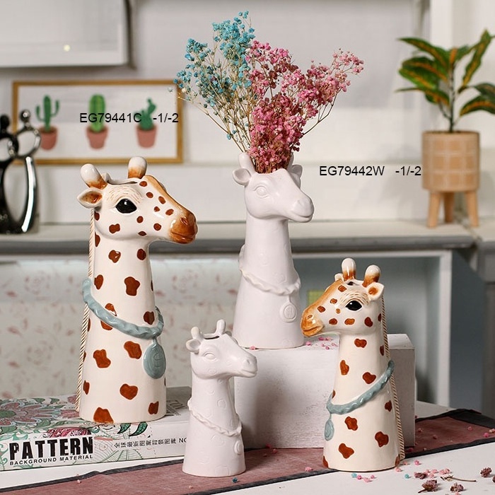 Elephant Ceramic flower vase