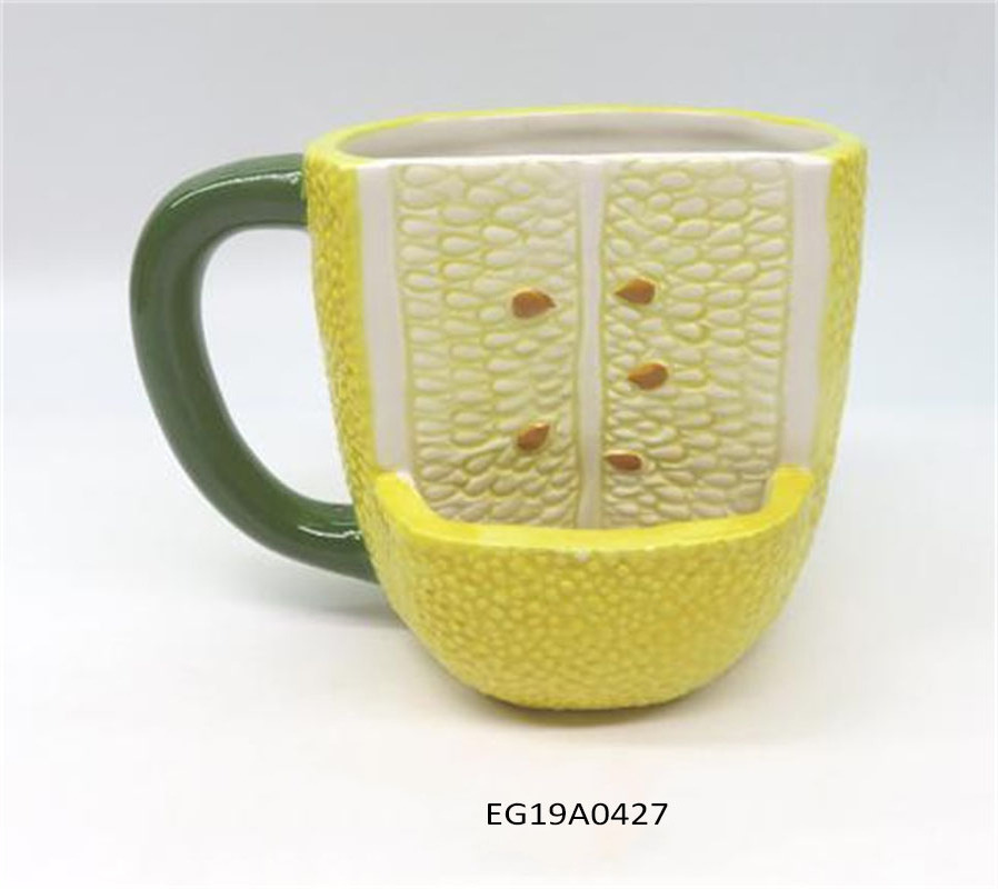 2023 Newest Wholesaler  High Quality Ceramic Lemon Mug,  Coffee Mug , Ceramic Cup for Drinking and Gift