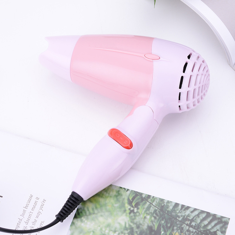 Foldable hair dryer  Cold & hot air small power hairdryer  Mini portable home hair dryer Manufacturer's gift air duct