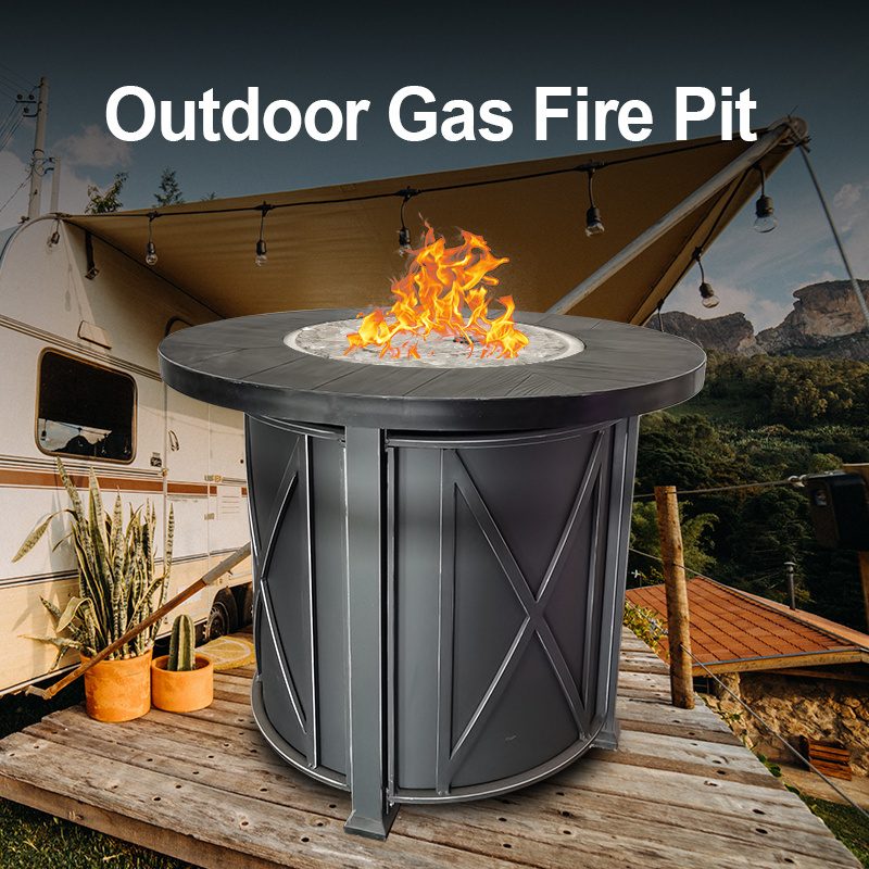 Smokeless Propane Portable Outdoor Gas Table For Pool Table Set Fire Pit