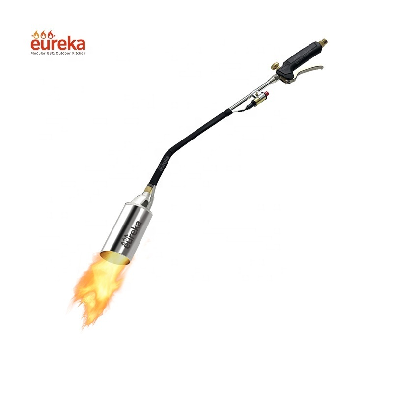 Adjustable Flame Garden Weed Fired Burners Gas Propane Welding Butane Heating Torch with Hose