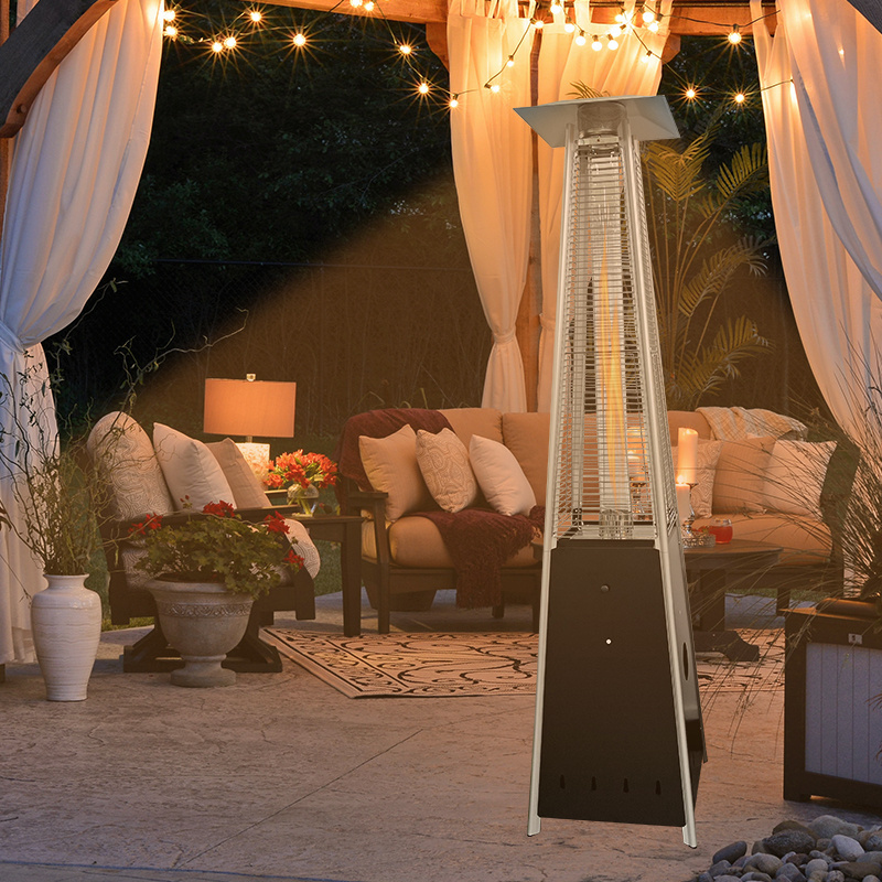 Glass Tube Outdoor Patio Propane Gas Heater