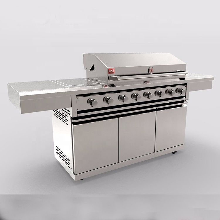 Professional commercial outdoor bbq barbecue gas chicken grill machine