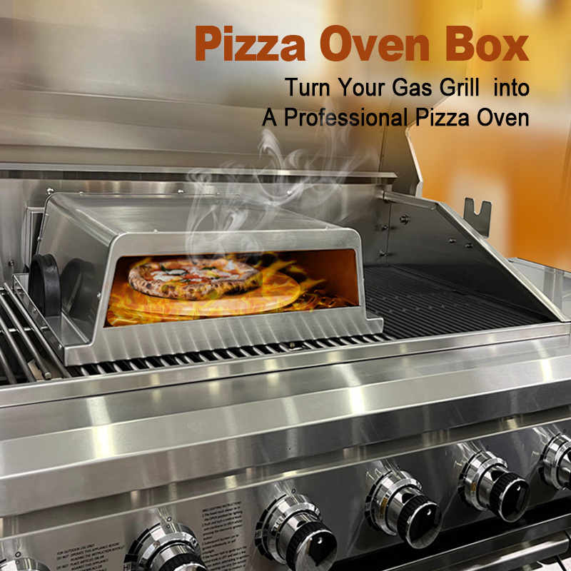 Pizza Oven 12 inch Outdoor Portable Mini Wood Fired Pizza Oven For bbq Grill