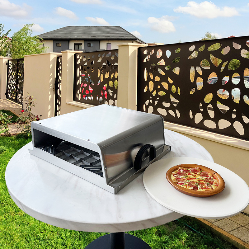 Pizza Oven 12 inch Outdoor Portable Mini Wood Fired Pizza Oven For bbq Grill