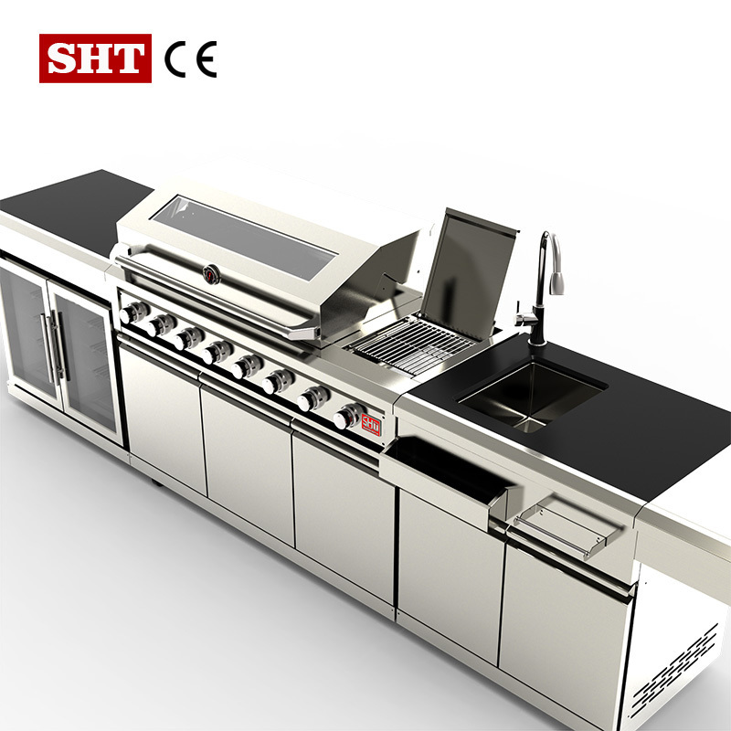 Best Quality Best Price Stainless Steel Barbeque Gas Grill Outdoor Kitchen