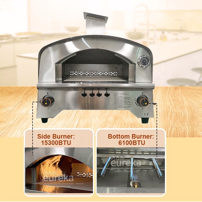 Pizza Oven Turning Peel Wood Fire Pizza Oven Commercial Rotating Portuguese Wood Fired Wood Burning Pizza Oven