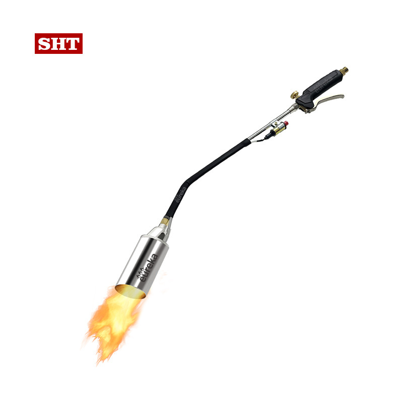 Propane Torch Weed Burner Blow Torch with Piezo Ignition Hose for Roofing Roads Ice