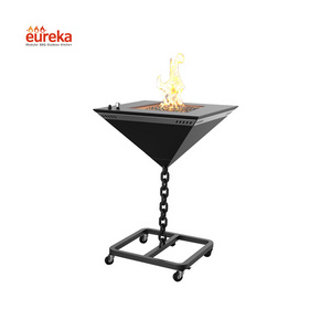 Portable Gas Fire Pit Cast Iron Fire Pit Wood burn Heater Camp  Gas Fire Pit