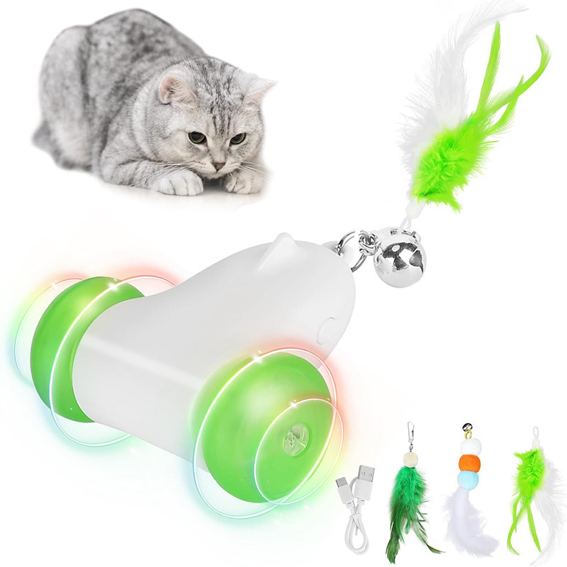 New Design Mouse Shape RGB LED Toy for Cat Toys for Indoor Cats Interactive Cat Toy