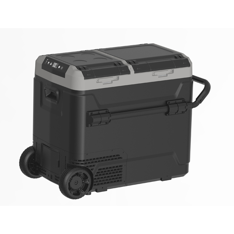 mini portable dc car fridge 50L portable refrigerator large capacity 12v with compressor