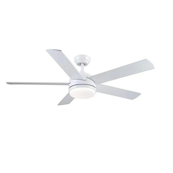 OEM /ODM LED Ceiling Fan Plywood 5 Blades Decorative 42 Inch Flush Mounted Ceiling Fans With LED Light