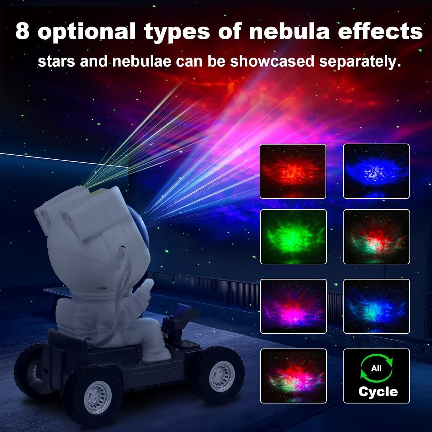 led sitting Toy gift astronaut table night light lamp dream aurora nebula star sky astronaut galaxy projector lamp with remote