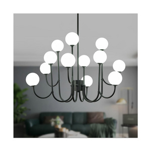 Modern Popular Globe Pendant Down Light Cloth Pendant Lighting Black Single Pendant Light nordic chandelier modern