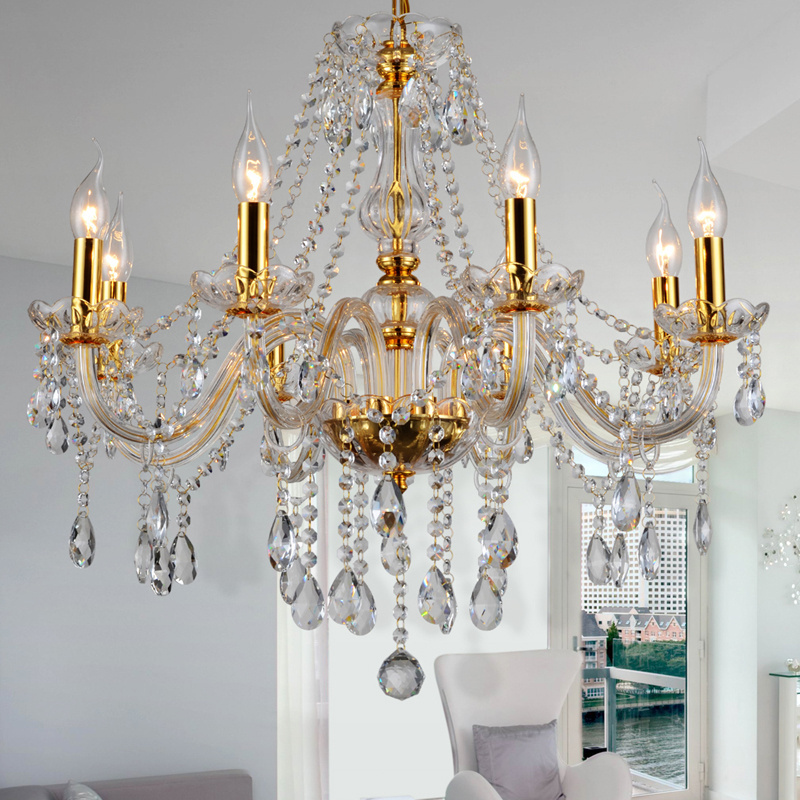 Chandeliers Gold Ceiling Luxury 11 Living Room OEM ODM Service 25 Crystal 90 Nordic Lights Energy Saving Nordic Lighting E27