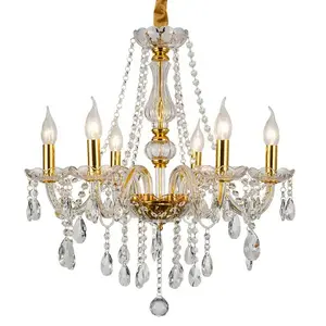 Chandeliers Gold Ceiling Luxury 11 Living Room OEM ODM Service 25 Crystal 90 Nordic Lights Energy Saving Nordic Lighting E27