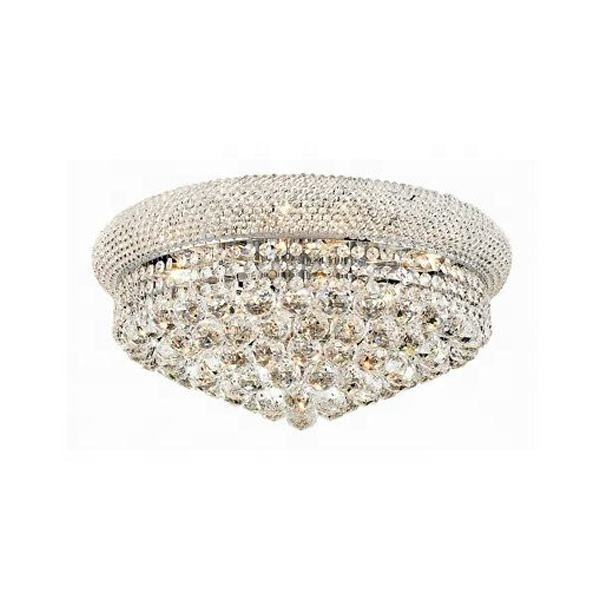 Wholesale Flush Mount Hotel Villa Crystal Ceiling Lamp Banquet Led Chandelier Ceiling Light