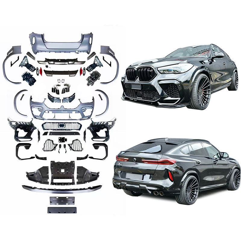 2018Y~ BM X6 G06 upgrade to F96 1V1 X6M car body kits auto body part front rear bumpers accessories system