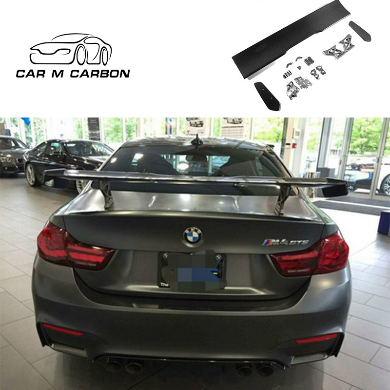 M3 M4 GTS Carbon Fiber Universal Rear Trunk Spoiler for BMW F82 F80 F32 F30 F22 F87 M2 F06 G30