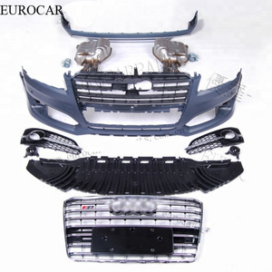 car exterior bumper for A8 to S8 style body kit updated to S8 car bumper