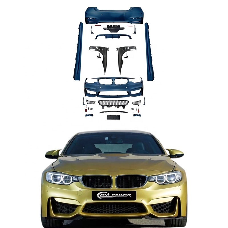 Hot sale 4 Series F32 M4 style body kits for 2013-2018y 440i 430 425 420 428 car bumpers car accessories auto parts