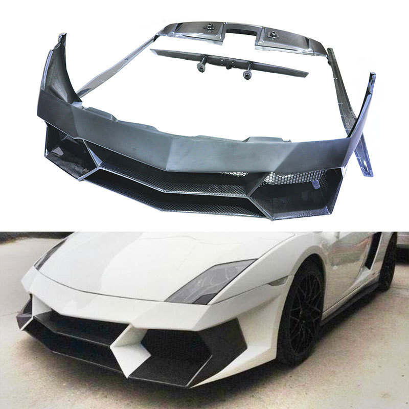 2008-2012y LP550 upgrade to Gallardo style carbon fiber car bumper body kit auto body parts for Lamborghini Gallardo lp550